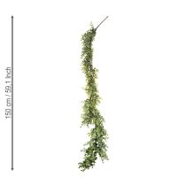 Artículo Guirnalda artificial de eucalipto, guirnalda decorativa, verde, 150 cm