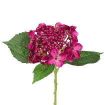 Artículo Hortensias Artificiales Rama Rosa Flor Hojas 43cm 2uds