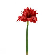 Amarilis Artificial Flores Navideñas Flores Artificiales Rojas L40cm