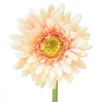 Flores artificiales Gerbera Albaricoque 47cm