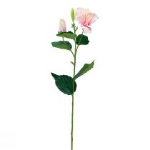 Artículo Flores Artificiales Hibisco Rosa 62cm
