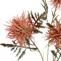 Artículo Centaurea artificial flores artificiales otoño 3 flores rojo 48cm
