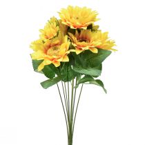 Ramo de girasoles artificiales Pick amarillo 45cm