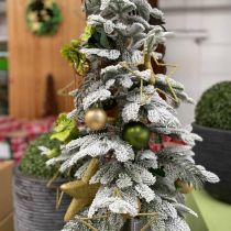 Artículo Árbol de Navidad artificial decoración nevada 120cm
