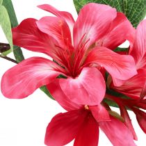 Artículo Rama de orquídea artificial Bauhinia planta artificial rosa 62cm