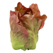 Artículo Cabeza de lechuga artificial chupete de comida verduras decorativas 14cm