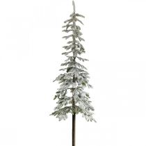 Artículo Árbol de Navidad artificial delgado decoración de invierno nevada Al. 180 cm