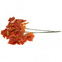Artículo Hojas de vid artificiales Plantas artificiales rojas, naranjas y verdes, 63 cm, 3 unidades
