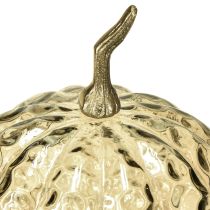 Artículo Decoración de calabaza de cristal, calabaza de cristal, decoración de mesa de otoño, Ø14cm H19cm