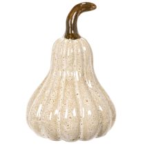 Artículo Calabaza decorativa de cerámica, decoración de mesa otoñal, 12 cm