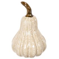 Artículo Calabaza decorativa de cerámica, decoración de mesa otoñal, 12 cm