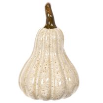 Artículo Calabaza decorativa de cerámica, decoración de mesa otoñal, 12 cm