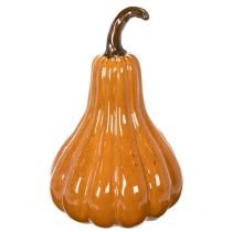 Artículo Calabaza de cerámica para decoración de mesa otoñal, 26 cm.