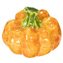 Artículo Figura de calabaza para decoración de mesa otoñal, decoración de otoño, 10 cm, 2 piezas