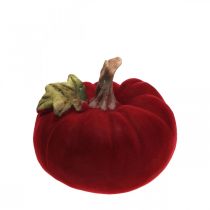 Decoración de otoño rojo calabaza deco polyresin 15 × 12cm