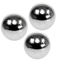 Decoración bolas de acero inoxidable Ø8cm 6pcs