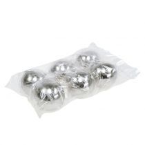 Artículo Decoración bolas de acero inoxidable Ø8cm 6pcs