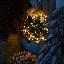 Bola de luz interior bola LED con cuerda Ø14cm 30L blanco cálido