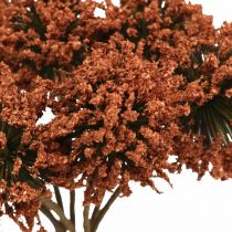 Artículo Flores artificiales flores decorativas marrones en ramo de 4 piezas
