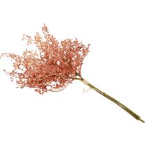 Artículo Decoración de flores artificiales, ramas decorativas, decoración de ramas rosa 44cm 3 piezas