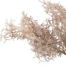 Decoración de flores artificiales, rama de coral, ramas decorativas blanco marrón 40cm 4ud