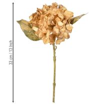 Artículo Hortensia artificial seca Drylook decoración de otoño L33cm