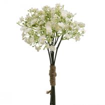 Gypsophila flores artificiales Gypsophila blanco L30cm 6pcs en ramo