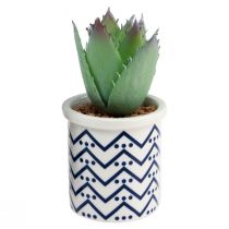 Artículo Plantas artificiales suculentas planta verde artificial 9-12,5 cm 4 piezas