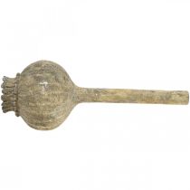 Artículo Piedra artificial deco poppy deco antiguo marrón Ø11cm 30cm