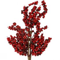 Artículo Rama artificial con frutos rojos otoño Navidad 60cm 2ud