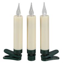 Artículo Velas de árbol LED con batería y brillo remoto 10 LED H10cm