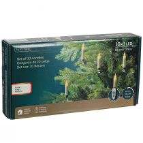 Artículo Velas de árbol LED con batería y brillo remoto 10 LED H10cm