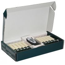 Artículo Velas de árbol LED con batería y brillo remoto 10 LED H10cm