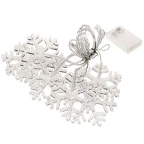 Artículo Decoración de ventana LED Navidad blanco frío para batería 25×90cm