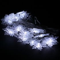 Artículo Guirnalda LED copos de nieve exterior blanco frío 24 LED 460cm