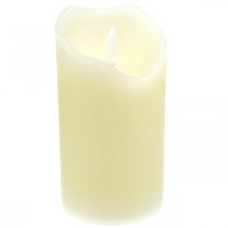 Vela LED Real Wax Cream A Batería Con Temporizador Al.13cm