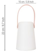 Artículo Lámpara con asa, luz LED portátil para uso interior y exterior, 22 cm, 3 unidades