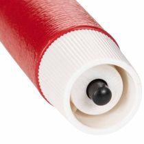 Artículo Vela LED cónica, roja con luz blanca cálida, 24 cm, 2 unidades