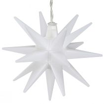 Artículo Estrella LED exterior estrella de luz blanca batería Ø12cm H66cm