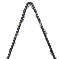 Artículo Estrella LED con compartimento para pilas y soporte para alféizar o mesa (46 cm).