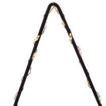 Artículo Estrella LED con compartimento para pilas y soporte para alféizar o mesa (46 cm).