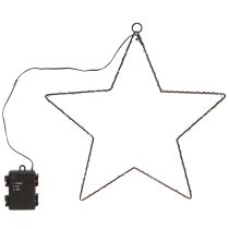 Artículo Estrella LED para colgar metal 110L blanco cálido interior Ø35cm