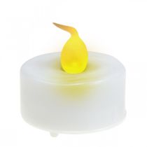 Artículo Velas de Té LED Efecto Llama Velas Artificiales con Temporizador Blanco Cálido Ø3.6cm Set de 4