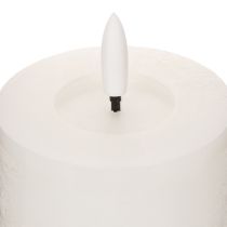 Artículo Vela LED cilíndrica, parpadeante, con temporizador, Ø7cm, 12cm