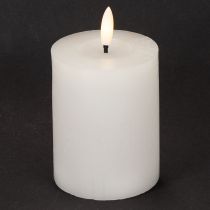 Artículo Vela LED cilíndrica, parpadeante, con temporizador, Ø7cm, 12cm