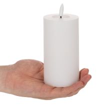 Artículo Vela LED cilíndrica, parpadeante, con temporizador, Ø7cm, 16cm