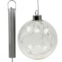 Bolas de Navidad LED luces de hadas de cristal estrellas Ø10cm 2pcs
