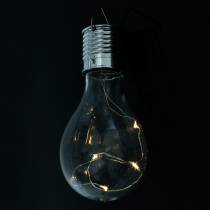 Artículo Bombilla LED solar para decoración de jardín, luz blanca cálida, 15 cm de alto, 5 unidades