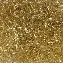 Artículo Tinsel dorado rizado premium 50 g