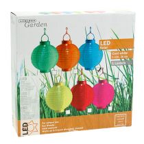 Artículo Linterna LED con solar 20cm azul